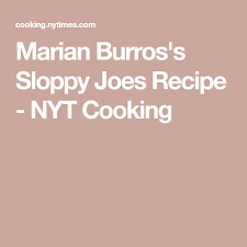Sloppy Joes Recipe Recipe Sloppy Joes Recipe Sloppy Joes Recipes