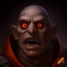 Ginger bard with dual scimitars laughing