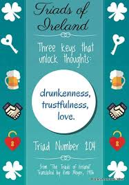 Click here to request your unlock code. Three Keys That Unlock Thoughts From The Triads Of Ireland Irish American Mom