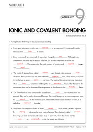 These are the vocabulary and key questions for chapter 8 of the chemistry textbook. Ionic And Covalent Bonding Atomic Theory And Periodic Table