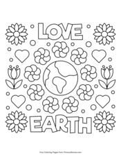 Check spelling or type a new query. Earth Day Coloring Pages Free Printable Pdf From Primarygames