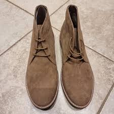 Mens Burton Beige Brown Desert Boot Shoe Faux Suede Depop