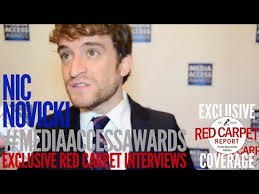 Nic Novicki interviewed at the 2017 Media Access Awards #MediaAccessAwards 