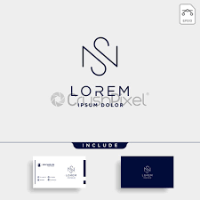 It is a soft, silvery white metal with a bluish tinge, known to the ancients in bronze, an alloy with copper. Letter S N Sn Ns Logo Design Simple Vector Stock Vector Crushpixel