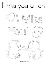 824 x 1186 png 182 кб. I Miss You A Ton Coloring Page Twisty Noodle