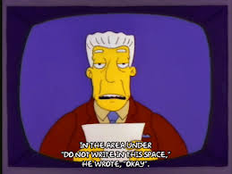 Season 4 episode 4 kent brockman GIF