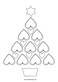 Albero Di Natale Con Cuori Da Colorare Tutto Disegni Christmas Crafts Christmas Cards Handmade Xmas Crafts