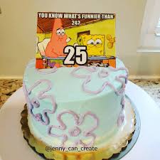What's funnier than 24, spongebob birthday cake. What S Funnier Than 24 25th Birthday Cakes Birthday Cake Topper Printable Spongebob Cake