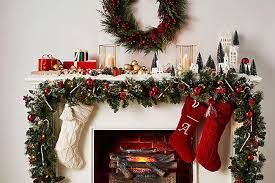 Pick up on colors and materials found elsewhere in the room. Decorate A Classic Christmas Mantel This Season Bed Bath Beyond