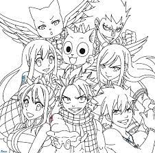 The color residing within the heart. Coloring Pages Fairy Tail Print Free Anime Characters