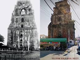 sinking bell tower, laoag laoag