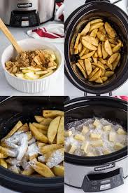Fold them into a crumble of sugar, oats, allspice, nutmeg and butter before cooking. Crock Pot Apple Cobbler Recipe Real Housemoms