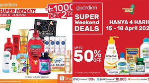 Guardian promo codes in 2021 for singapore. Super Hemat Promo Guardian 16 18 April 2021 Serba Diskon 50 Tambah Rp1 000 Dapat 2 Tribun Bali