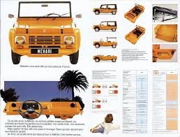 Citroen Mehari Brochure French Classic Car Beach Cars Citroen Car Dune Buggy