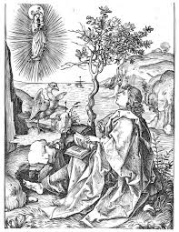 John, jesus, and history, volume 1: St John The Evangelist On The Isle Of Patmos Catholic Coloring Page