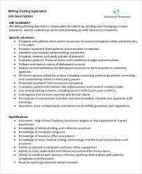 So if you're a medical coding specialist, job opportunities abound. Free 9 Medical Coding Job Description Samples In Ms Word Pdf