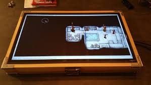 Digital Map Case Battle Mat New Dovetail Joint Model For Dungeons Dragons Pathfinder And Ot Dnd Table Dungeons And Dragons Homebrew Dungeons And Dragons