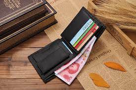 Premium Genuine Leather Short Black Bifold Mens Wallet with RFID Blocking  from Dhgate Wallets - price 8.75