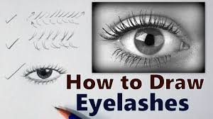 Fill lashes in by section. How To Draw Eyelashes How To Images Collection