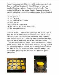 Bulk Singing Canary Pucks Thm Recipes Trim Healthy Mama Singing Canary
