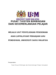 Falsafah pendidikan kebangsaan (fpk) merupakan teras kepada sistem pendidikan malaysia sejak tahun 1988. 85807513 Proposal Pusat Tuisyen Ppip Usm Docx