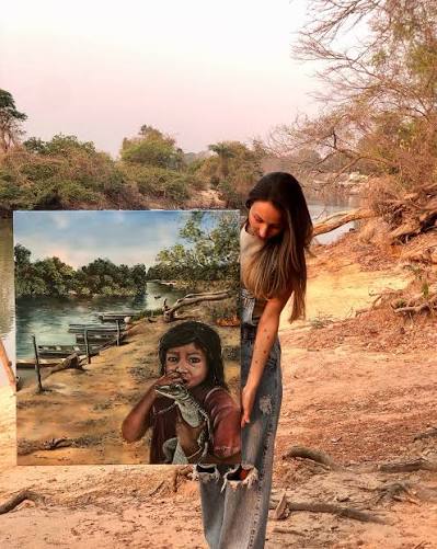 ADAIELE ALMEIDA🦋Artista Pl&aacute;stica | Doce Esperan&ccedil;a &Eacute; uma obra inspirada em minha cidade de C&aacute;ceres MT e em nosso Pantanal, ela traz uma abordagem e reflex&otilde;es muito... | Instagram