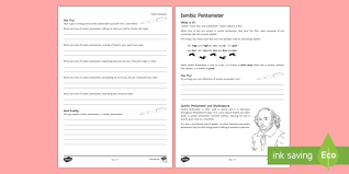Unfortunately, it's not that simple. Iambic Pentameter Worksheet Worksheet