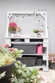 Palettenpflanztisch Diy Garten Delari Anleitung Paletten Pflanzen Pflanztisch Garten Upcycling