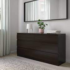 Building this live edge desk that is a creative ikea hack, will cost you less than $20. Kullen Chest Of 6 Drawers Black Brown 140x72 Cm Ikea