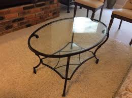 Crafted from solid and manufactured wood, with an antique white finish on the base, and brown/gray finish on the top. Pier1 Coffee Table Classifieds For Jobs Rentals Cars Furniture And Free Stuff