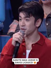 #ItsShowtime #Highlights: David Licauco bilang hurado! Very sweet and calm!  😍 #gmanetwork #kapuso #fyp #davidlicauco