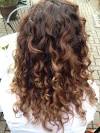 Curly Hair Ombre White Girl
