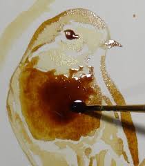 الرسم بالقهوة فقط art coffee art unique paintings