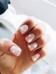 Removing acrylic nails can be challenging because of how strong the adhesive is. Pink Nails With White Stars Beauty Nailart Nails Star Nails Nails Pink Nails