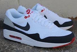 Nike Air Max 1 Em White Dark Obsidian University Red Eu Kicks Sneaker Magazine Nike Air Max Nike Sneakers
