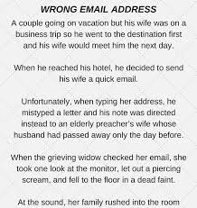 Wrong Email Address Funny Story Funny Stories Wrong Funny