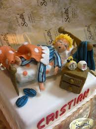 Cute Boy Birthday Cake For Teenager Boy Images A Boy In A Bed By Barbarasaliprandi Cakesdecor Com Cake Decorating Website Boy Birthday Cake Bed Cake Cake Designs Birthday