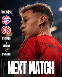 What: FC Bayern Munich vs. 1. FSV Mainz 05 When: Saturday (4/26) @ 9:30am  Where: Kantine Biergarten Eatery