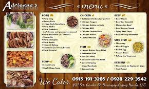 adriennes kitchenette menu scout gandia