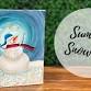 Crushed Glass Summer Snowman and Resin Workshop