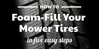 Can You Foam Fill Mower Tires Yes And Heres How