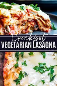 Vegetarian Crockpot Lasagna Recipe Recipe Crock Pot Lasagna Recipe Vegetarian Crockpot Recipes