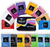 Rolio Mica Powder, 5g, 15 Bags - Pearlescent Color Pigment - Art Set for  Resin Epoxy - for Soap Making, Nail Polish, Lip Gloss, Eye Shadow, Slime &  ...