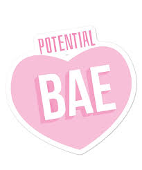 Potential Bae Pink Pastel Kawaii Sticker Pastel Aesthetic Pastel Pink Aesthetic Aesthetic Stickers