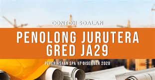 Untuk kekosongan jawatan penolong jurutera (elektrik) ja29, kalau berdasarkan kepada iklan pada tarikh yg sama. Penolong Jurutera In English Semak Jadual Temuduga Penolong Jurutera Gred Ja29 Awam Poh Lei Hiok Penolong Kanan Penolong Kanan Hem Penolong Kanan Penolong Kanan
