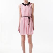 Pink Peter Pan Collar Dress Mod Dress Dresses Peter Pan Collar Dress