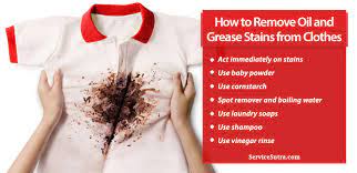 No doubt vinegar and baking soda both work a. How To Remove Oil And Grease Stains From Clothes Fast And Easily