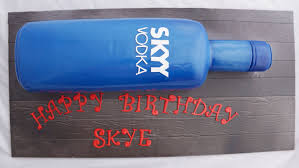 Skyy Vodka Bottle Cake Skyy Vodka Bottle Cake Tiffany Blue Wedding Cake