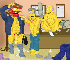 Rule34 - If it exists, there is porn of it  groundskeeper willie, seymour  skinner, superintendent chalmers  781241