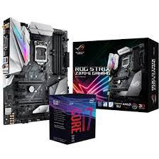 Intel Core I7 8700k Coffee Lake Processor Asus Rog Strix Z370 E Gaming Motherboard Package Best Buy Motherboard Asus Asus Rog